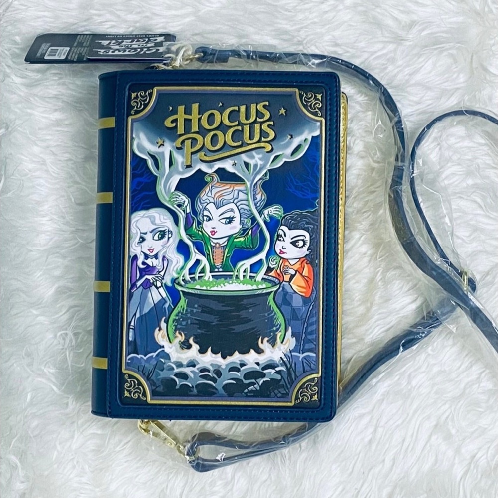 Loungefly Disney Hocus Pocus Book Crossbody Bag